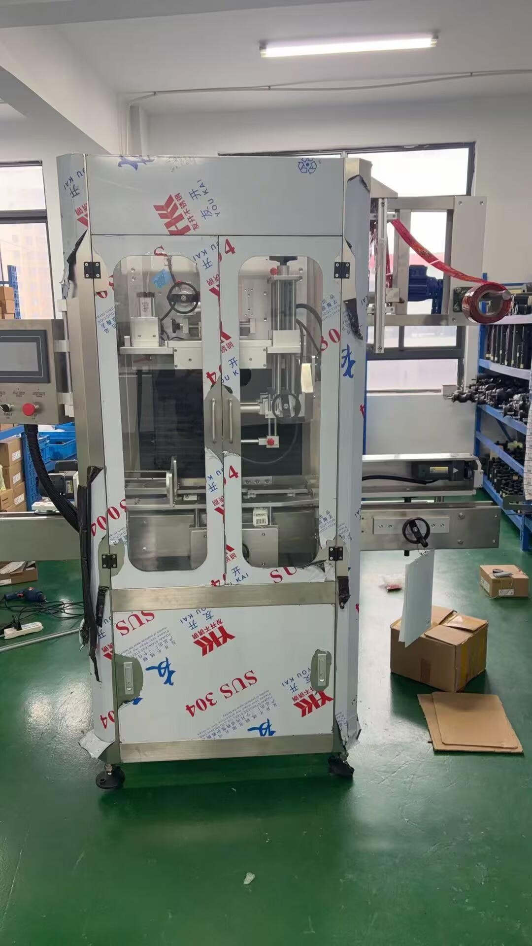 2 sets sleeve labeling machine for bottle