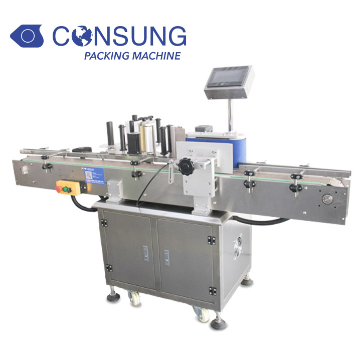 Round Bottle Automatic Sticker Labeling Machine