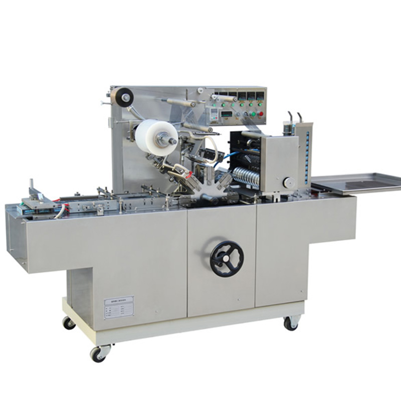 Automatic cellophane wrapping machine